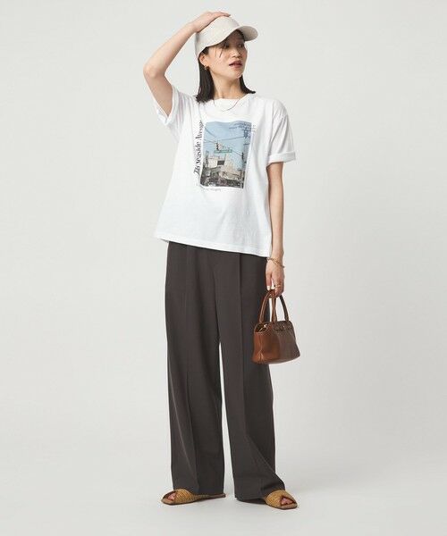 green label relaxing / グリーンレーベル リラクシング カットソー | 【WEB限定】＜at ease＞アソート フォトプリント ショートスリーブ カットソー | 詳細12