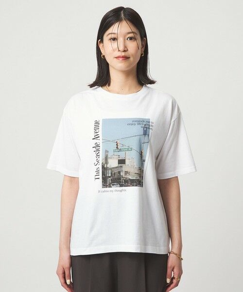 green label relaxing / グリーンレーベル リラクシング カットソー | 【WEB限定】＜at ease＞アソート フォトプリント ショートスリーブ カットソー | 詳細14