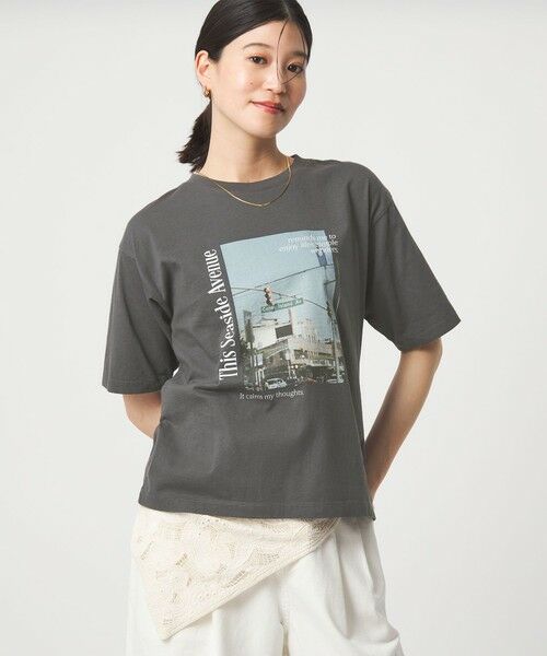 green label relaxing / グリーンレーベル リラクシング カットソー | 【WEB限定】＜at ease＞アソート フォトプリント ショートスリーブ カットソー | 詳細23