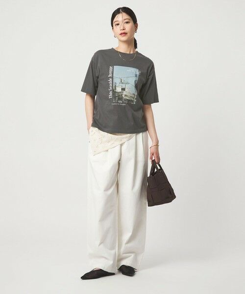 green label relaxing / グリーンレーベル リラクシング カットソー | 【WEB限定】＜at ease＞アソート フォトプリント ショートスリーブ カットソー | 詳細24