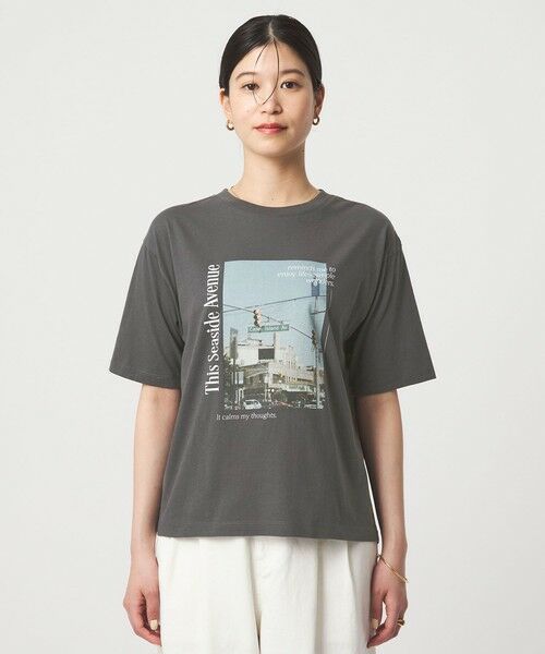 green label relaxing / グリーンレーベル リラクシング カットソー | 【WEB限定】＜at ease＞アソート フォトプリント ショートスリーブ カットソー | 詳細26