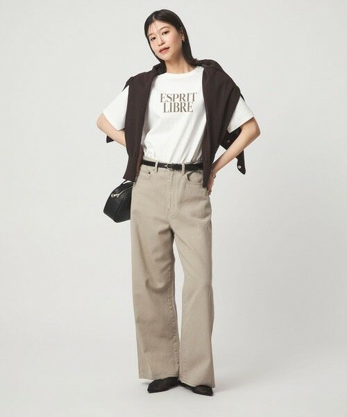 green label relaxing / グリーンレーベル リラクシング カットソー | 【WEB限定】＜at ease＞フロッキープリント カットソー | 詳細3