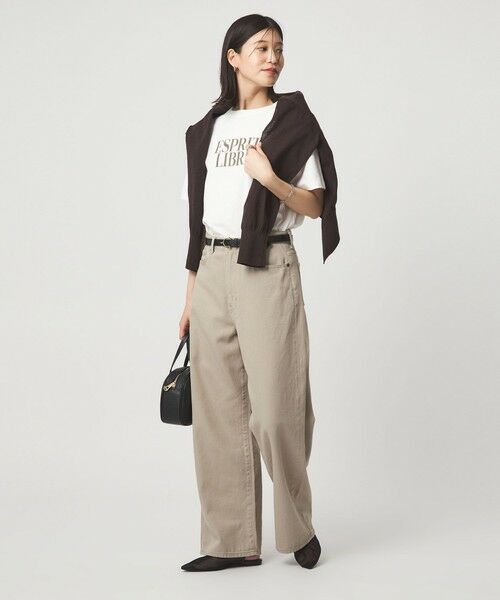 green label relaxing / グリーンレーベル リラクシング カットソー | 【WEB限定】＜at ease＞フロッキープリント カットソー | 詳細4