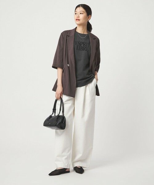 green label relaxing / グリーンレーベル リラクシング カットソー | 【WEB限定】＜at ease＞フロッキープリント カットソー | 詳細9