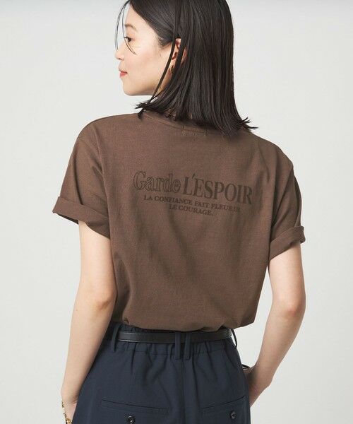 green label relaxing / グリーンレーベル リラクシング カットソー | 【WEB限定】＜at ease＞フロッキープリント カットソー | 詳細20