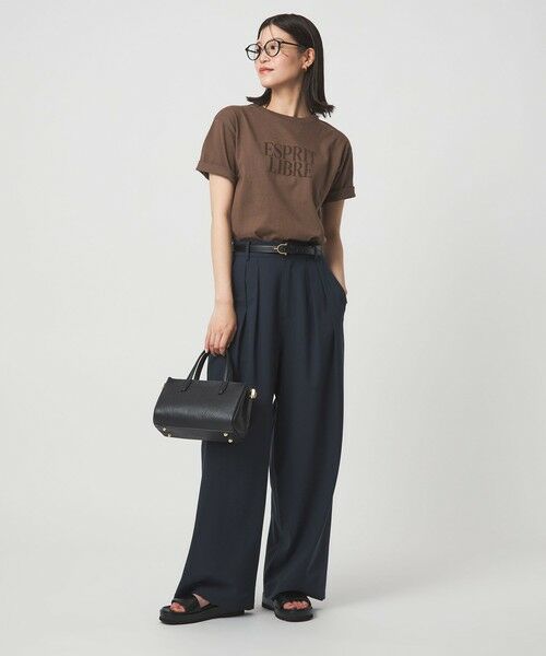 green label relaxing / グリーンレーベル リラクシング カットソー | 【WEB限定】＜at ease＞フロッキープリント カットソー | 詳細21