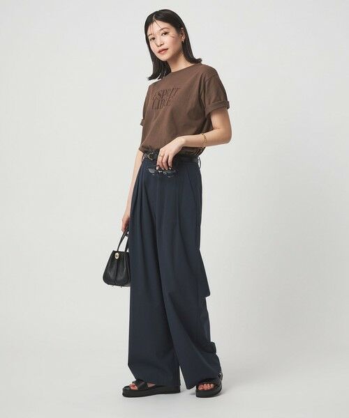 green label relaxing / グリーンレーベル リラクシング カットソー | 【WEB限定】＜at ease＞フロッキープリント カットソー | 詳細22