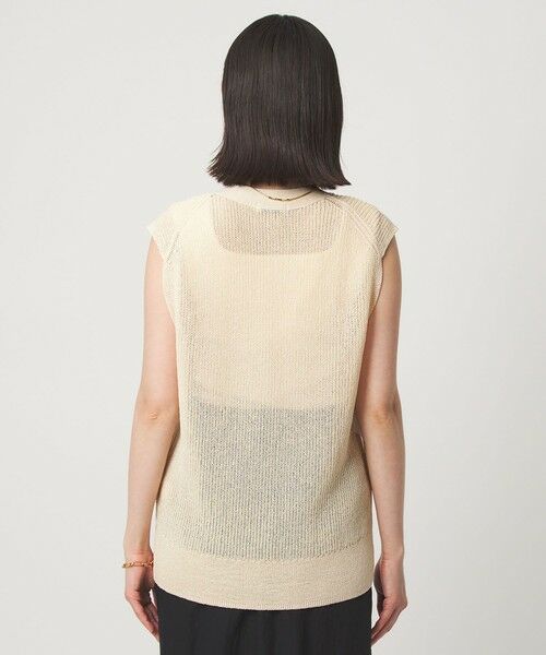 green label relaxing / グリーンレーベル リラクシング ベスト | ペーパー ニット ジレ ウォッシャブル | 詳細6