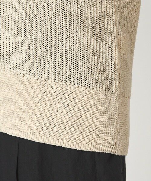 green label relaxing / グリーンレーベル リラクシング ベスト | ペーパー ニット ジレ ウォッシャブル | 詳細9