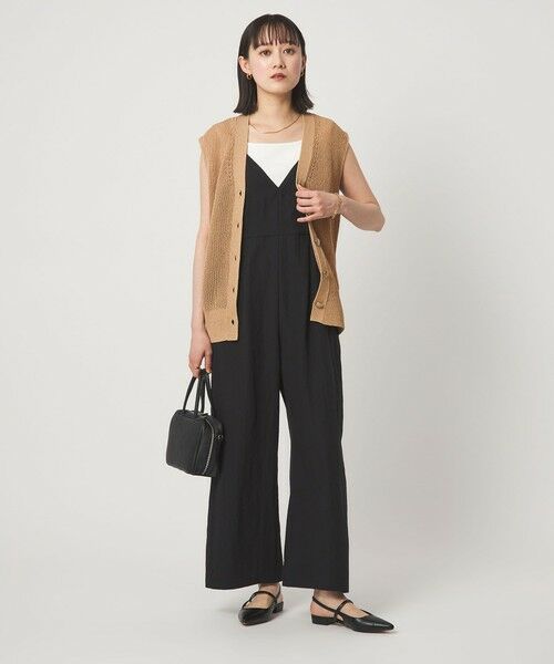 green label relaxing / グリーンレーベル リラクシング ベスト | ペーパー ニット ジレ ウォッシャブル | 詳細17