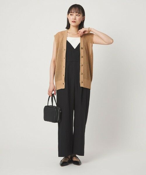 green label relaxing / グリーンレーベル リラクシング ベスト | ペーパー ニット ジレ ウォッシャブル | 詳細18