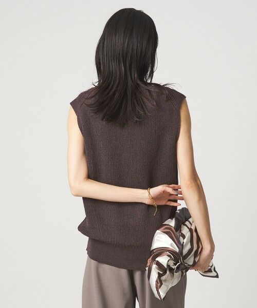 green label relaxing / グリーンレーベル リラクシング ベスト | ペーパー ニット ジレ ウォッシャブル | 詳細22