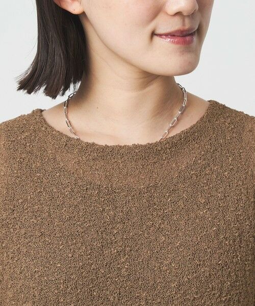 green label relaxing / グリーンレーベル リラクシング ニット・セーター | ノットヤーン ショートスリーブ プルオーバー ウォッシャブル | 詳細17