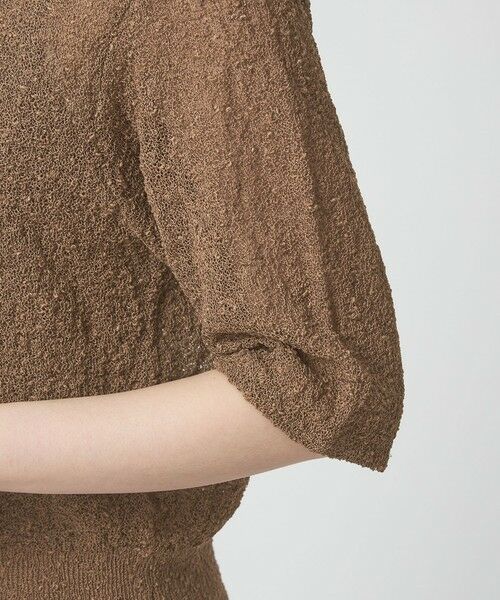 green label relaxing / グリーンレーベル リラクシング ニット・セーター | ノットヤーン ショートスリーブ プルオーバー ウォッシャブル | 詳細18