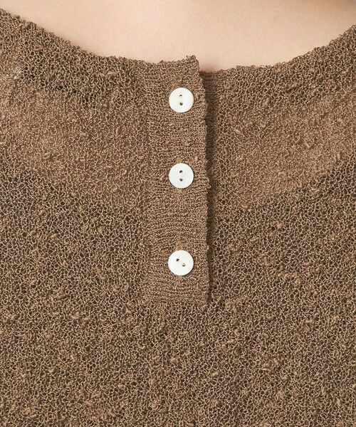 green label relaxing / グリーンレーベル リラクシング ニット・セーター | ノットヤーン ショートスリーブ プルオーバー ウォッシャブル | 詳細20