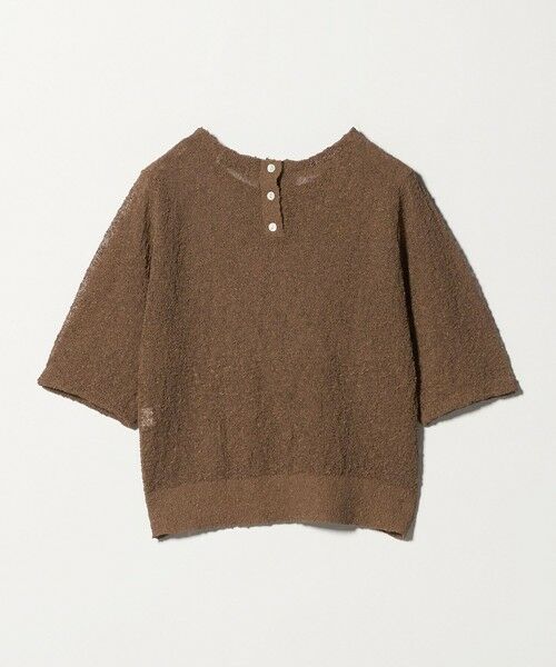 green label relaxing / グリーンレーベル リラクシング ニット・セーター | ノットヤーン ショートスリーブ プルオーバー ウォッシャブル | 詳細26