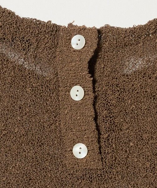 green label relaxing / グリーンレーベル リラクシング ニット・セーター | ノットヤーン ショートスリーブ プルオーバー ウォッシャブル | 詳細29