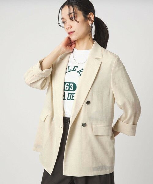 green label relaxing / グリーンレーベル リラクシング テーラードジャケット | 【結論シリーズ】シアーエアジャケット［size SHORTあり］ | 詳細13