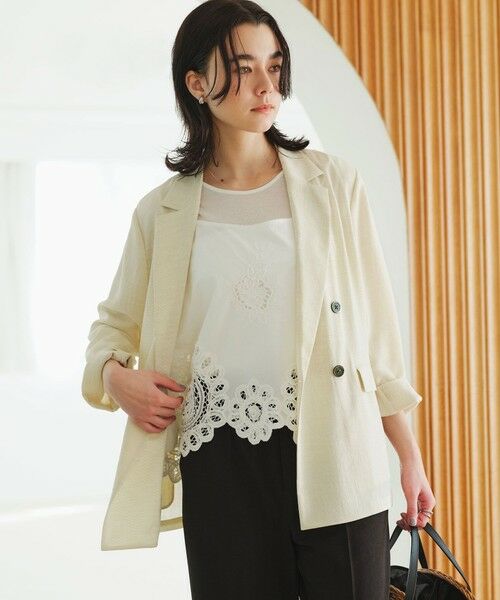 green label relaxing / グリーンレーベル リラクシング テーラードジャケット | 【結論シリーズ】シアーエアジャケット［size SHORTあり］ | 詳細8