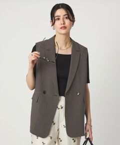 green label relaxing / グリーンレーベル リラクシング ベスト | ラスティック ツイル ジレ マシンウォッシャブル ストレッチ UVカット 吸水速乾