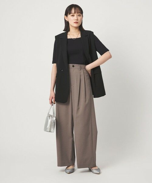 green label relaxing / グリーンレーベル リラクシング ベスト | ラスティック ツイル ジレ マシンウォッシャブル ストレッチ UVカット 吸水速乾 | 詳細6