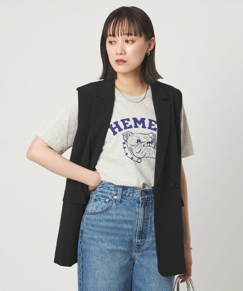 green label relaxing / グリーンレーベル リラクシング ベスト | ラスティック ツイル ジレ マシンウォッシャブル ストレッチ UVカット 吸水速乾 | 詳細2