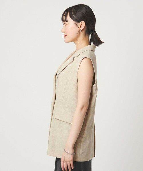 green label relaxing / グリーンレーベル リラクシング ベスト | ラスティック ツイル ジレ マシンウォッシャブル ストレッチ UVカット 吸水速乾 | 詳細13