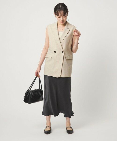 green label relaxing / グリーンレーベル リラクシング ベスト | ラスティック ツイル ジレ マシンウォッシャブル ストレッチ UVカット 吸水速乾 | 詳細11