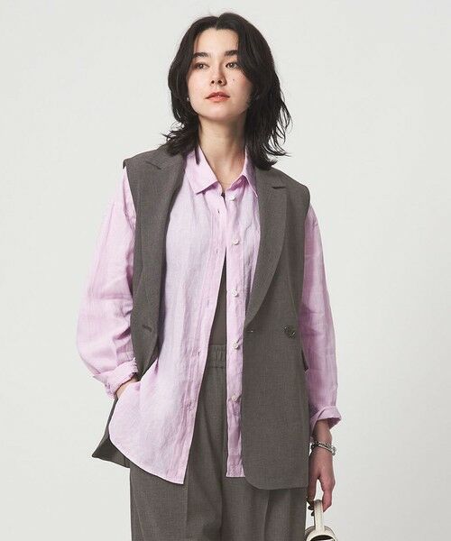 green label relaxing / グリーンレーベル リラクシング ベスト | ラスティック ツイル ジレ マシンウォッシャブル ストレッチ UVカット 吸水速乾 | 詳細26