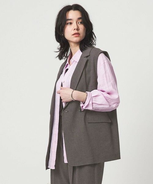 green label relaxing / グリーンレーベル リラクシング ベスト | ラスティック ツイル ジレ マシンウォッシャブル ストレッチ UVカット 吸水速乾 | 詳細27