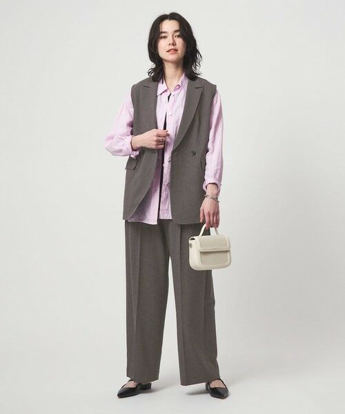 green label relaxing / グリーンレーベル リラクシング ベスト | ラスティック ツイル ジレ マシンウォッシャブル ストレッチ UVカット 吸水速乾 | 詳細29