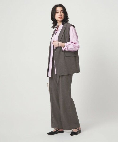 green label relaxing / グリーンレーベル リラクシング ベスト | ラスティック ツイル ジレ マシンウォッシャブル ストレッチ UVカット 吸水速乾 | 詳細30