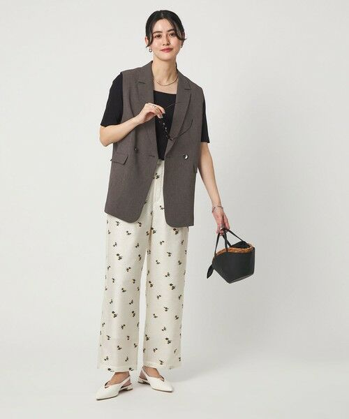 green label relaxing / グリーンレーベル リラクシング ベスト | ラスティック ツイル ジレ マシンウォッシャブル ストレッチ UVカット 吸水速乾 | 詳細23