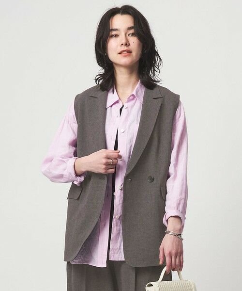 green label relaxing / グリーンレーベル リラクシング ベスト | ラスティック ツイル ジレ マシンウォッシャブル ストレッチ UVカット 吸水速乾 | 詳細25