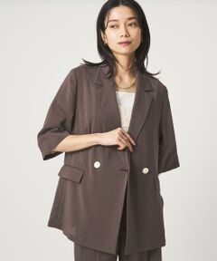 green label relaxing / グリーンレーベル リラクシング テーラードジャケット | 【結論シリーズ】シアーエアミドルスリーブジャケット［size SHORTあり］