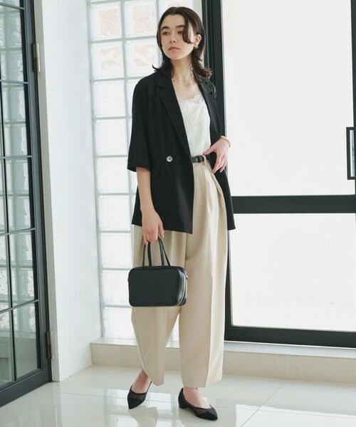 green label relaxing / グリーンレーベル リラクシング テーラードジャケット | 【結論シリーズ】シアーエアミドルスリーブジャケット［size SHORTあり］ | 詳細3