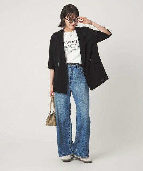 green label relaxing / グリーンレーベル リラクシング テーラードジャケット | 【結論シリーズ】シアーエアミドルスリーブジャケット［size SHORTあり］ | 詳細8