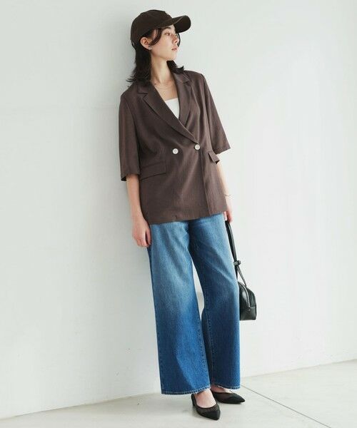 green label relaxing / グリーンレーベル リラクシング テーラードジャケット | 【結論シリーズ】シアーエアミドルスリーブジャケット［size SHORTあり］ | 詳細23