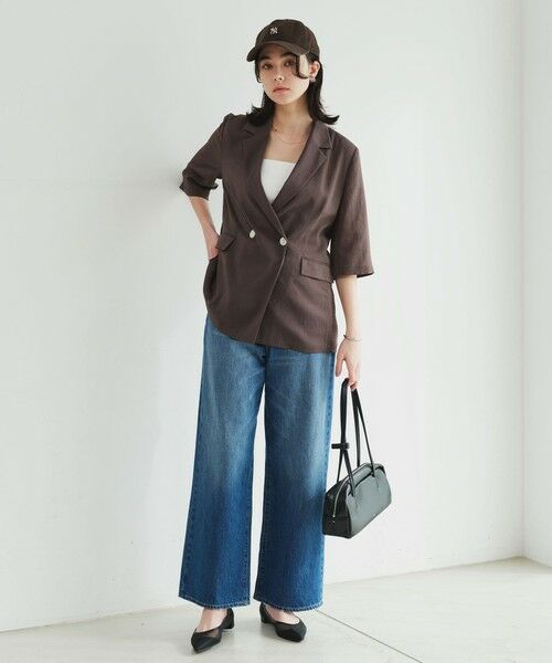 green label relaxing / グリーンレーベル リラクシング テーラードジャケット | 【結論シリーズ】シアーエアミドルスリーブジャケット［size SHORTあり］ | 詳細24