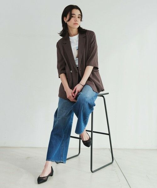 green label relaxing / グリーンレーベル リラクシング テーラードジャケット | 【結論シリーズ】シアーエアミドルスリーブジャケット［size SHORTあり］ | 詳細27