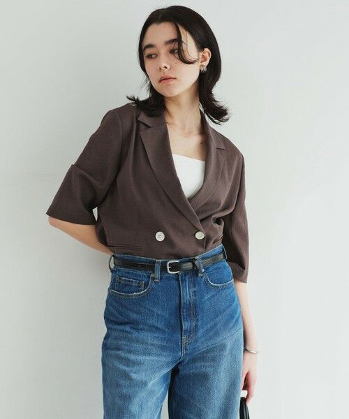 green label relaxing / グリーンレーベル リラクシング テーラードジャケット | 【結論シリーズ】シアーエアミドルスリーブジャケット［size SHORTあり］ | 詳細29