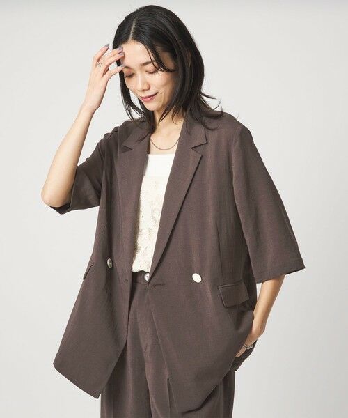 green label relaxing / グリーンレーベル リラクシング テーラードジャケット | 【結論シリーズ】シアーエアミドルスリーブジャケット［size SHORTあり］ | 詳細28