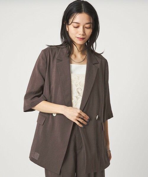 green label relaxing / グリーンレーベル リラクシング テーラードジャケット | 【結論シリーズ】シアーエアミドルスリーブジャケット［size SHORTあり］ | 詳細29