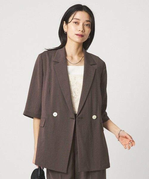 green label relaxing / グリーンレーベル リラクシング テーラードジャケット | 【結論シリーズ】シアーエアミドルスリーブジャケット［size SHORTあり］ | 詳細30