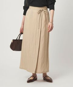 green label relaxing / グリーンレーベル リラクシング ロング・マキシ丈スカート | ［size SHORTあり］フィブリル ナロー スカート