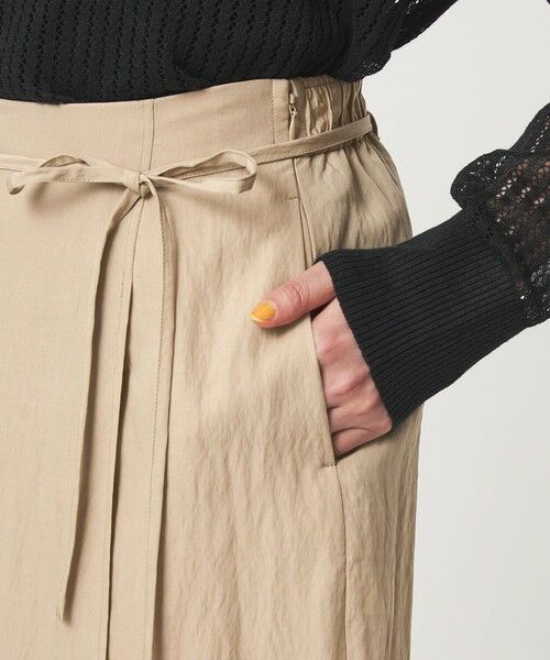 green label relaxing / グリーンレーベル リラクシング ロング・マキシ丈スカート | ［size SHORTあり］フィブリル ナロー スカート | 詳細15