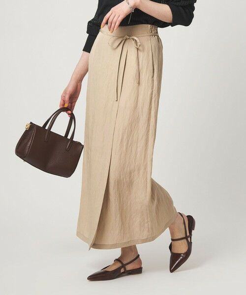 green label relaxing / グリーンレーベル リラクシング ロング・マキシ丈スカート | ［size SHORTあり］フィブリル ナロー スカート | 詳細8