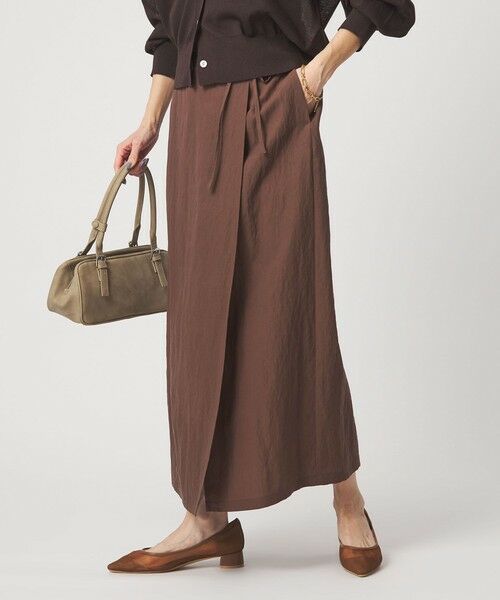 green label relaxing / グリーンレーベル リラクシング ロング・マキシ丈スカート | ［size SHORTあり］フィブリル ナロー スカート | 詳細20