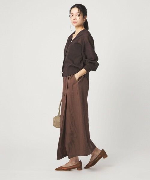 green label relaxing / グリーンレーベル リラクシング ロング・マキシ丈スカート | ［size SHORTあり］フィブリル ナロー スカート | 詳細22