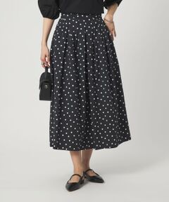 green label relaxing / グリーンレーベル リラクシング ロング・マキシ丈スカート | タック フレア スカート 2 ドット